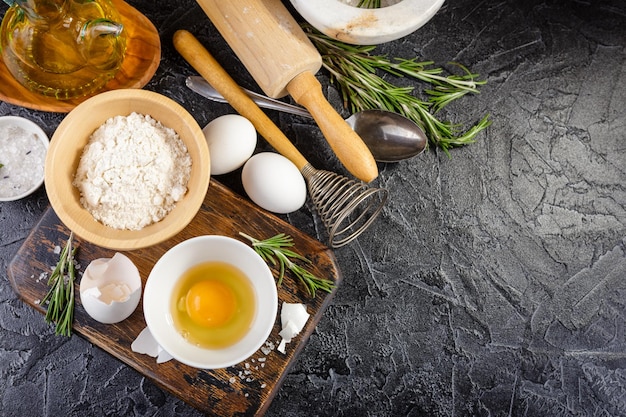 Składniki na blacie